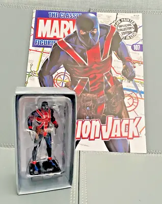 Buy Eaglemoss Marvel Classic Collection Union Jack No 107 Display Figure And Mag • 7.99£