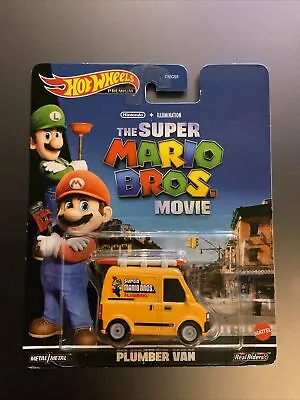 Buy The Super Mario Movie Plumber Van Premium Hot Wheels • 11.99£