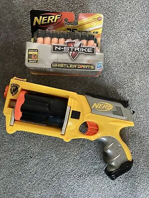 Buy Nerf Shooter / Gun With Whistler Darts Maverick Rev 6 • 2.50£