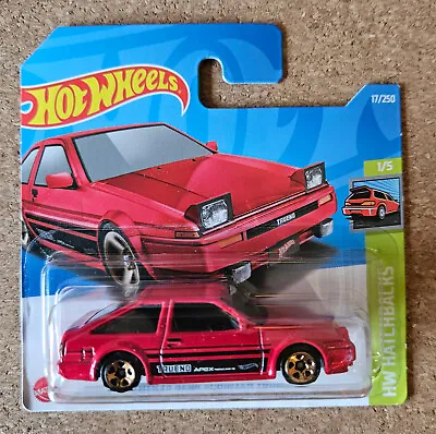 Buy Hot Wheels Toyota AE86 Sprinyer Trueno - Red - HCW77 **Combine Your Shipping** • 3.50£