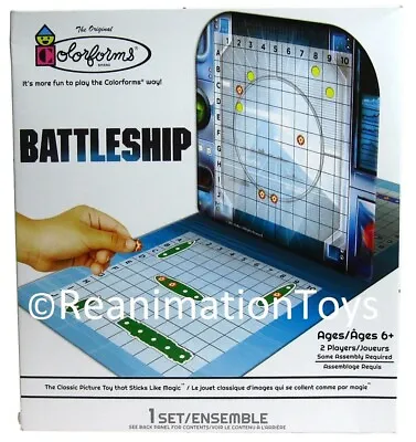 Buy Hasbro Colorforms Battleship War Travel Size Mini Board Game Road Trip To Go New • 9.46£