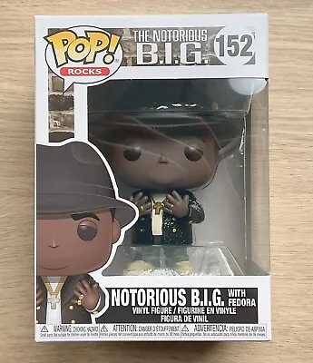 Buy Funko Pop Rocks The Notorious B.I.G With Fedora #152 + Free Protector • 19.99£