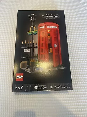 Buy LEGO 21347 IDEAS: Red London Telephone Box. Brand New And Factory Sealed.  • 91£