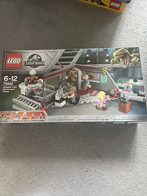 Buy Lego Jurassic World 75932 - Jurassic Park Velociraptor Chase - HTF Open Box New • 100£