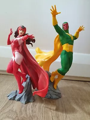 Buy Scarlet Witch And Vision - Kotobukiya Artfx+ Statue - Marvel MCU Avengers • 215£