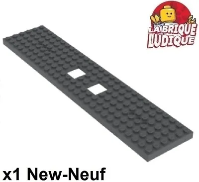 Buy LEGO 1x Train Railway Plate Base Frame 6x28 Dark Grey/Dark B Gray 92339 • 6.77£