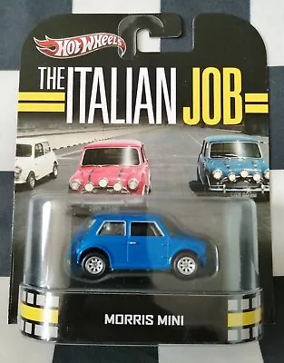 Buy Hot Wheels Premium Retro Entertainment The Italian Job Morris Mini Real Riders • 34.99£