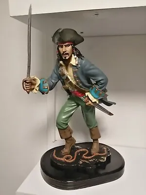 Buy Large Captain Jack Sparrow Statue Pirates Of The Caribbean Figurine • 59.95£