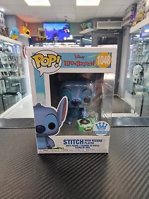 Buy Disney Stitch With Record Player #1048 Web Exclusive Funko Pop! Fast Delivery! • 17.99£