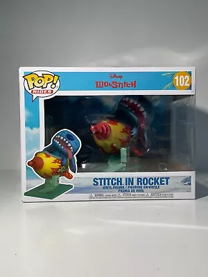 Buy Funko Pop! Disney Animation Lilo & Stitch - Rides Stitch In Rocket #102 • 28.99£