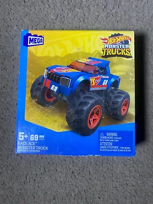 Buy Hotwheels Monster Trucks Mega Construx 69 Pcs New In Box • 9.45£