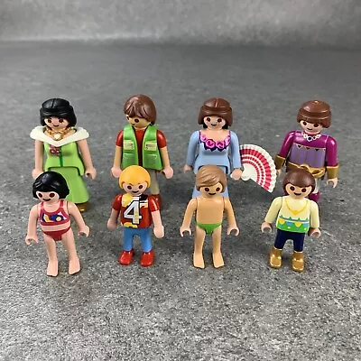 Buy Bundle Of 8 Playmobil Figures Toys 4 Adults And 4 Children • 5.99£