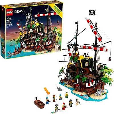 Buy LEGO Ideas #21322 PIRATES OF BARRACUDA BAY Shipwreck Desert Island & Ship Builds • 399.95£