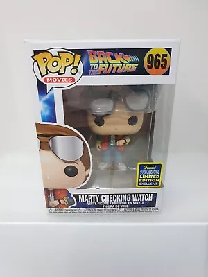 Buy Marty Watch 965 2020 SDCC Exc Back To The Future Movies Funko Pop Vinyl Figure • 22.99£