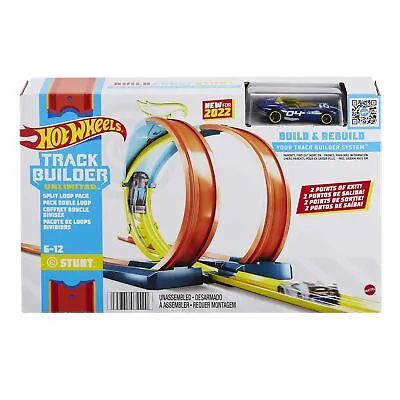 Buy Hotwheels Track Builder Split Loop Pack Hdx77 • 33.99£