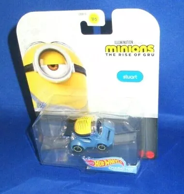 Buy Collector Hot Wheels Character Cars Minions The Rise Of Gru #1 Stuart • 11.24£
