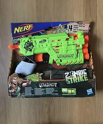 Buy Brand New Nerf Quadrot Zombie Strike Gun, Free P&P • 9.49£