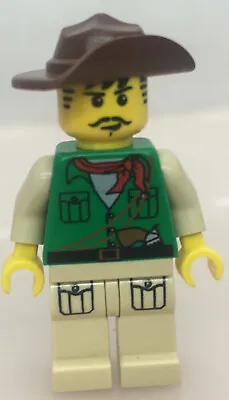 Buy LEGO® Adventurers Orient Expedition Johnny Thunder 7410 7418 Minifigure - Adv024 • 5.17£