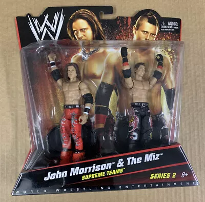 Buy WWF WWE MATTEL Elite BATTLE PACKS SERIES 2 JOHN MORRISON V THE MIZ BNIB Jakks • 49.99£