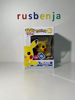 Buy Funko Pop! Games Pokemon Pikachu Flocked Gamestop #353 • 22.99£