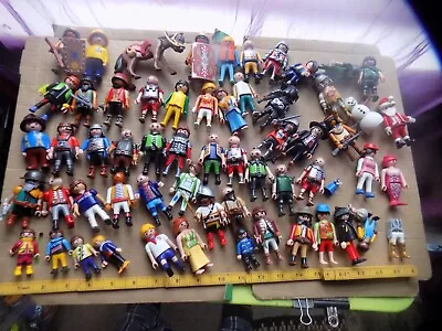 Buy Vintage Large Bundle Job Lot Playmobil  Figures, X 58 Mixed Figures • 10.99£