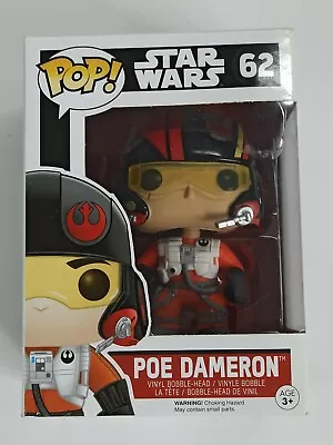 Buy Star Wars The Force Awakens POP! Vinyl Bobble-Head Poe Dameron (62) 10 Cm • 7.49£