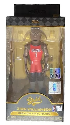 Buy Zion Williamson New Orleans Pelicans Funko Gold NBA Premium Chase Red Figure • 9.95£