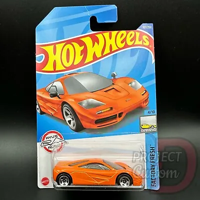 Buy Hot Wheels McLaren F1 Orange Factory Fresh 4/10 107/250 Long Card • 4.99£