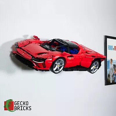 Buy Gecko Bricks Wall Mount For LEGO Technic Ferrari Daytona SP3 42143 • 20£