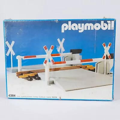 Buy BNIB 1984 Playmobil 4364 Train Railway Level Crossing • 80£