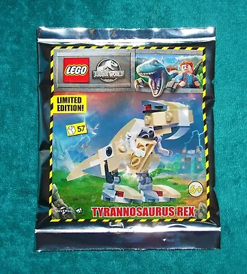 Buy LEGO Jurassic World : Tyrannosaurus Rex / T-Rex Polybag Set 122218 BNSIP • 4.75£
