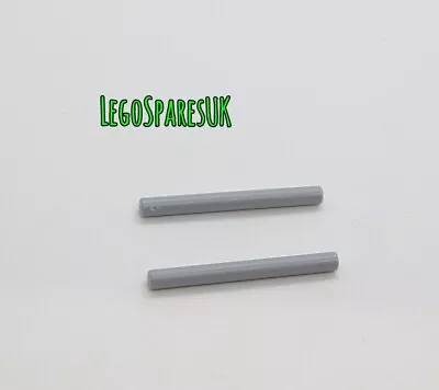 Buy LEGO Part 6116608 / 30374 Bar 4L Lightsaber Blade / Wand, Light Bluish Grey X 2 • 2.29£