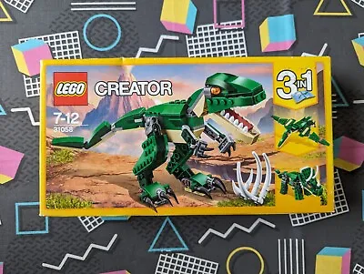 Buy LEGO Creator 31058 3 In 1 Mighty Dinosaurs Minor Damaged Box / New • 12.99£