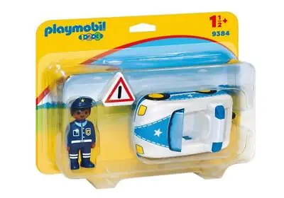 Buy Playmobil 1.2.3. Police Car - 9384 Age 18 Months+ • 11.99£