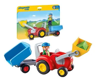 Buy Tractor & Trailer Farm Playset - 6964 - Playmobil NEW • 27.99£