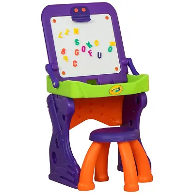 Buy Art Studio Desk And Easel With Stool Kids Activity Set Table Drawing Crayola NEW • 59.99£