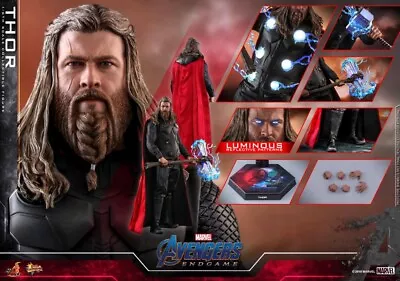 Buy Hot Toys Thor 1/6th Collectible Disney Marvel Avengers Endgame THOR MMS557 RARE • 350£