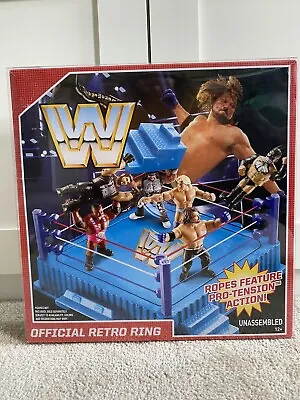 Buy Bnib Sealed Wwe Mattel Retro Series Wrestling Action Figure Ring Hasbro Wwf • 99.99£