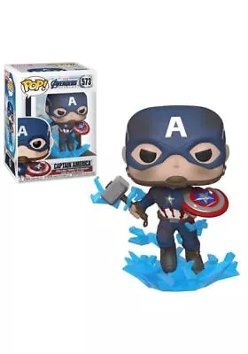 Buy Funko Pop! Movies: Avengers: Endgame - Captain America Vinyl Figure Hudds • 9.99£