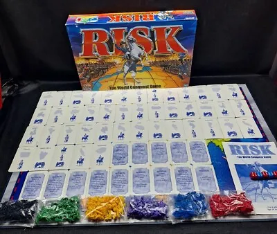 Buy Risk  - The World Conquest Board Game Parker Hasbro 2000 Edition Complete • 12£