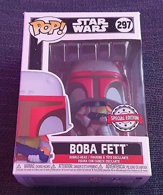 Buy Boba Fett Funko Pop Figure 297 Star Wars Special Edition Movies Rare • 14.49£