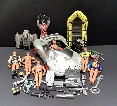 Buy Action Man Hasbro 1990s Collection Figures, Jetpack, Car, Boat And Accessories • 19.99£