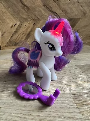 Buy My Little Pony Rarity Light Up Horn Mirror FIM Unicorn Equestria Rare Excellent • 10£