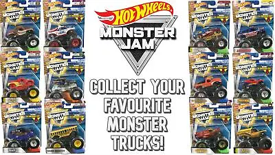 Buy Hot Wheels Monster Jam Collectable - Monster Truck Collection (1:64 Scale) • 8.99£