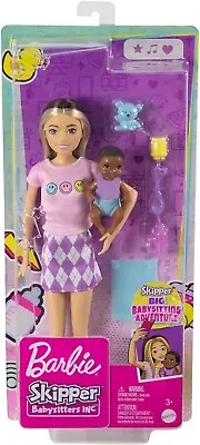 Buy Mattel Barbie Skipper Babysitter Inc Hjy32 Skipper & Baby Game Set • 24.62£
