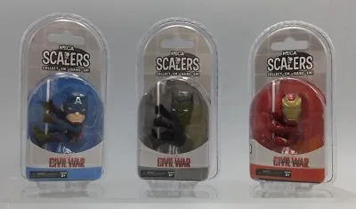 Buy Scalers Civil War 3 Pack Captain America, Black Panther, Iron Man  • 12.99£
