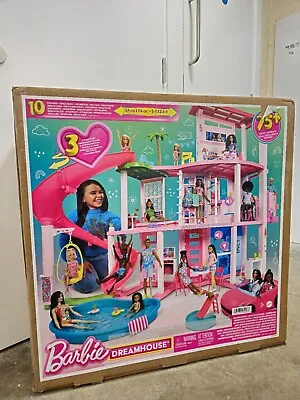 Buy Barbie Dream House Pool Party Doll House With 75+ Pieces New Model 2023 • 149£