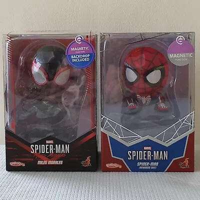 Buy Hot Toys Cosbaby Spiderman Miles Morales Pop Culture & Spiderman Advanced Suit  • 89.90£