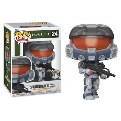 Buy Funko Pop Halo | Spartan Mark VII With BR75 Battle Rifle #24 | Speciality Series • 19.99£