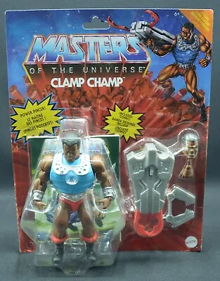 Buy Mattel GVL79 Masters Of The Universe Origins Clamp Champ Action Figure New Boxed • 20.58£
